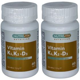 Nutrivita Vitamin K1 K2 D3 2x60 Tablet