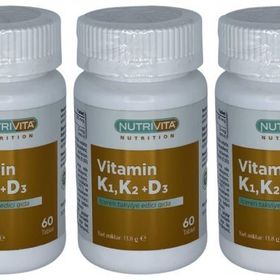 Nutrivita Vitamin K1 K2 D3 3x60 Tablet
