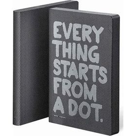 Nuuna Everythıng Starts From A Dot A5 Premium Kağıt 256 Sayfa Noktalı Defter
