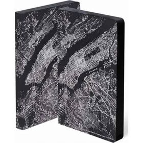 Nuuna Nightflight Over Nyc Silver A5 Premium Kağıt 176 Sayfa Noktalı Defter