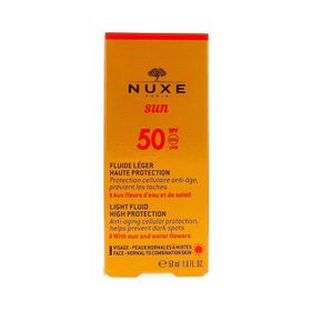 Nuxe 50 ml Sun Creme Delicieuse Visage Haute Protection Spf50