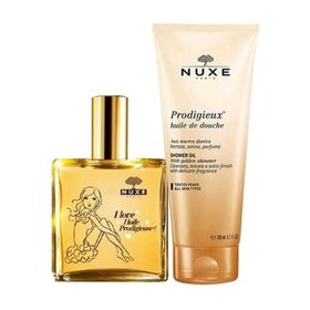 Nuxe Huile Prodigieuse 100 ml Çok Amaçlı Kuru Yağ + Huile De Douche 200 ml Duş Yağı
