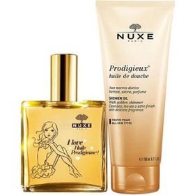 Nuxe Huile Prodigieuse 100 ml Çok Amaçlı Kuru Yağ + Huile De Douche 200 ml Duş Yağı