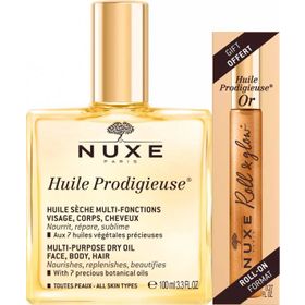 Nuxe Huile Prodigieuse 100 ml + Roll-On 8 ml Kuru Yağ