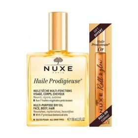 Nuxe Huile Prodigieuse 100 ml + Roll-On 8 ml Kuru Yağ
