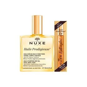Nuxe Huile Prodigieuse 100 ml + Roll-On 8 ml Kuru Yağ