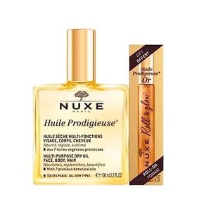 Nuxe Huile Prodigieuse 100 ml + Roll-On 8 ml Kuru Yağ