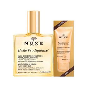 Nuxe Huile Prodigieuse Çok Amaçlı Kuru Bakım Yağı 100 ml +Duş Jeli