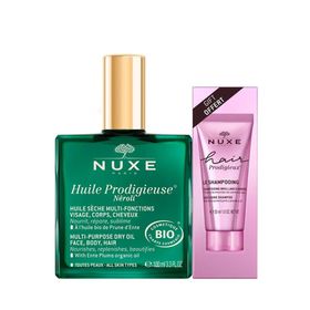 Nuxe Huile Prodigieuse Neroli 100 ml Çok Amaçlı Kuru Yağ + Hair Prodigieux 30 ml Şampuan