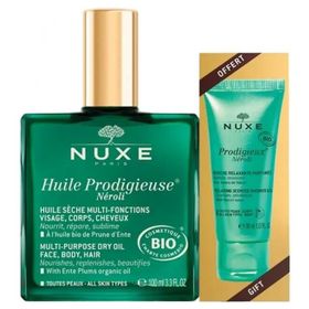 Nuxe Huile Prodigieuse Neroli 100 ml Çok Amaçlı Kuru Yağ + Nuxe Prodigieux Neroli 30 ml Duş Jeli