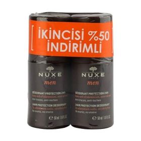 Nuxe Men 2x50 ml 24 Saat Etkili Erkekler için Deodorant Roll-On
