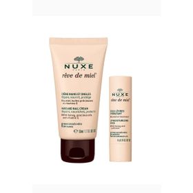 Nuxe Reve De Miel 30 ml Hand and Nail Cream + 4 gr Lip Stick Dudak Bakımı