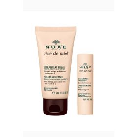 Nuxe Reve De Miel 30 ml Hand and Nail Cream + 4 gr Lip Stick Dudak Bakımı