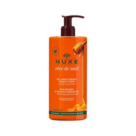 Nuxe Reve De Miel 750 ml Bal ve Ayçiçeği İçeren Yoğun Yüz ve Vücut Temizleme Jeli