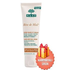 Nuxe Reve De Miel Creme Mains Et Ongles 75 ml Onarıcı Besleyici Ve Koruyucu El Ve Tırnak Bakım Kremi