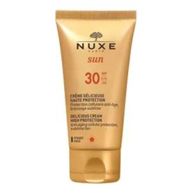 Nuxe Sun 30 Faktör Nemlendirici Tüm Cilt Tipleri İçin Renksiz Yüz Güneş Koruyucu Krem 50 ml