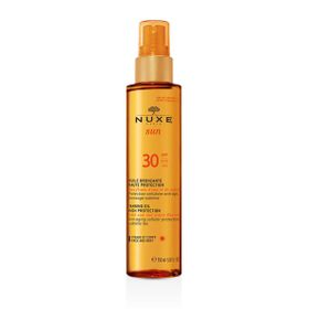 Nuxe Sun Huile Bronzante SPF 30 150 ml Vücut Yağı + After Sun 200 Şampuan
