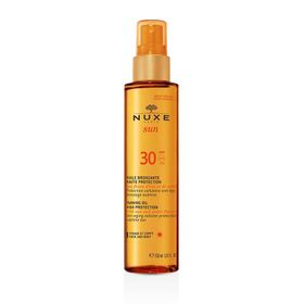 Nuxe Sun Huile Bronzante SPF 30 150 ml Vücut Yağı + After Sun 200 Şampuan