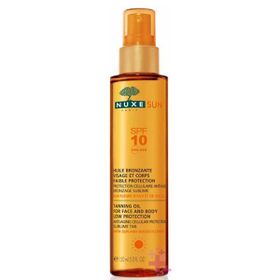 Nuxe Sun Huile Solaire SPF 10 150 ml Tüm Ciltler İçin Bronzlaştırıcı Yüz ve Vücut Yağı