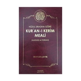 Nüzul Sırasına Göre Kur’an-ı Kerim Meali Ciltli - Mustafa Öztürk
