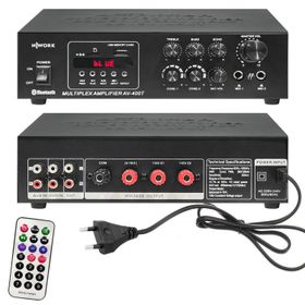 Nwork AV-400T 200W 220V Trafolu Dijital Bluetooth Siyah Anfi