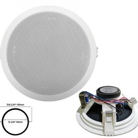 Nwork C-6T Trafolu 16 cm Alçıpan Tavan Hoparlör