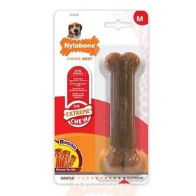 Nylabone Ec Domuz Pastırması Aromalı Köpek M Çiğneme Kemiği