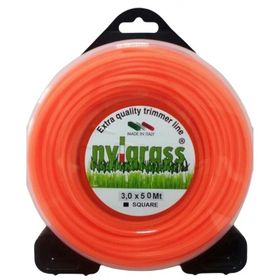 Nylgrass 3.0 mm 50 mt Turuncu Dört Köşe Tırpan Misinası