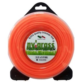 Nylgrass 3.0 mm 50 mt Turuncu Dört Köşe Tırpan Misinası