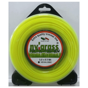 Nylgrass 3.0 mm 53 m Sarı Altıköşe Tırpan Misinası