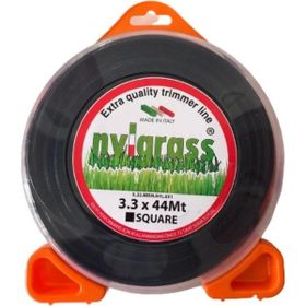 Nylgrass 3.3 mm 44 m Siyah 4 Köşe Tırpan Misinası