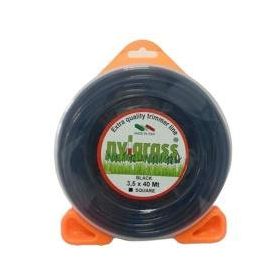 Nylgrass 3.5 mm 40 mt Siyah Dört Köşe Tırpan Misinası