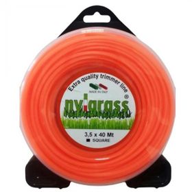 Nylgrass 3.5 mm 40 mt Turuncu Dört Köşe Tırpan Misinası