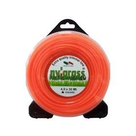 Nylgrass 4 mm 30 mt Turuncu Dört Köşe Tırpan Misinası