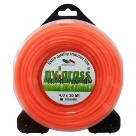 Nylgrass 4 mm 30 mt Turuncu Dört Köşe Tırpan Misinası