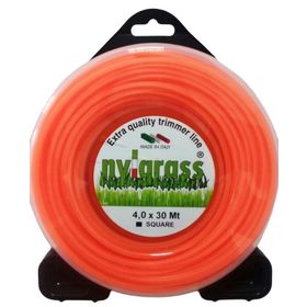 Nylgrass 4 mm 30 mt Turuncu Dört Köşe Tırpan Misinası