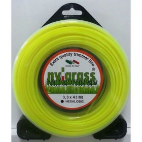 Nylgrass 6 Köşe Sarı 3,3 mm 43 mt Misina