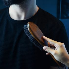 NYN Ceviz Renk Ahşap 25 cm Elbise Ayakkabı Fırçası