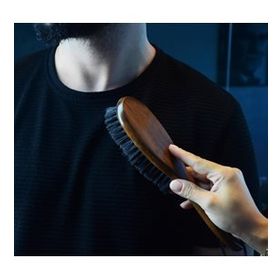 NYN Ceviz Renk Ahşap 25 cm Elbise Ayakkabı Fırçası