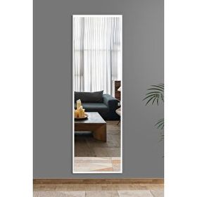 Nysamo 120 cm Beyaz Düz Duvar Aynası