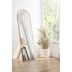Nysamo 150 cm Safir Meşe Ayaklı Kubbe Duvar Aynası