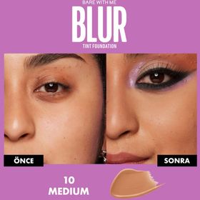 NYX Blur Tint Ciltte Filtre Etkili Fondöten - 10 Medium