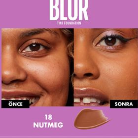 Nyx Professional Makeup 18 Nutmeg Blur Tint Ciltte Filtre Etkili Fondöten