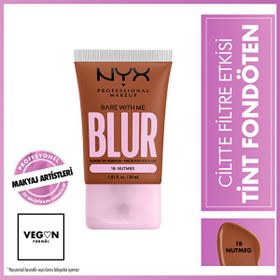 Nyx Professional Makeup 18 Nutmeg Blur Tint Ciltte Filtre Etkili Fondöten