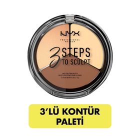 Nyx Professional Makeup 3 Steps To Sculpt Light Far Paleti
