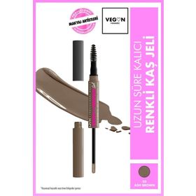 Nyx Professional Makeup Ash Brown Zero To Brow Uzun Süre Kalıcı Kaş Jeli