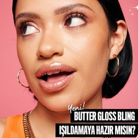 Nyx Professional Makeup Butter Gloss Bling 01 Bring The Bling Işıltılı Dudak Parlatıcısı