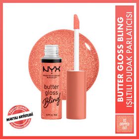 Nyx Professional Makeup Butter Gloss Bling 02 Dripped Out Işıltılı Dudak Parlatıcısı