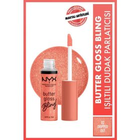 Nyx Professional Makeup Butter Gloss Bling 02 Dripped Out Işıltılı Dudak Parlatıcısı