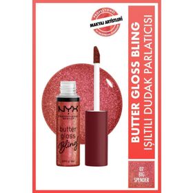 Nyx Professional Makeup Butter Gloss Bling 07 Big Spender Işıltılı Dudak Parlatıcısı